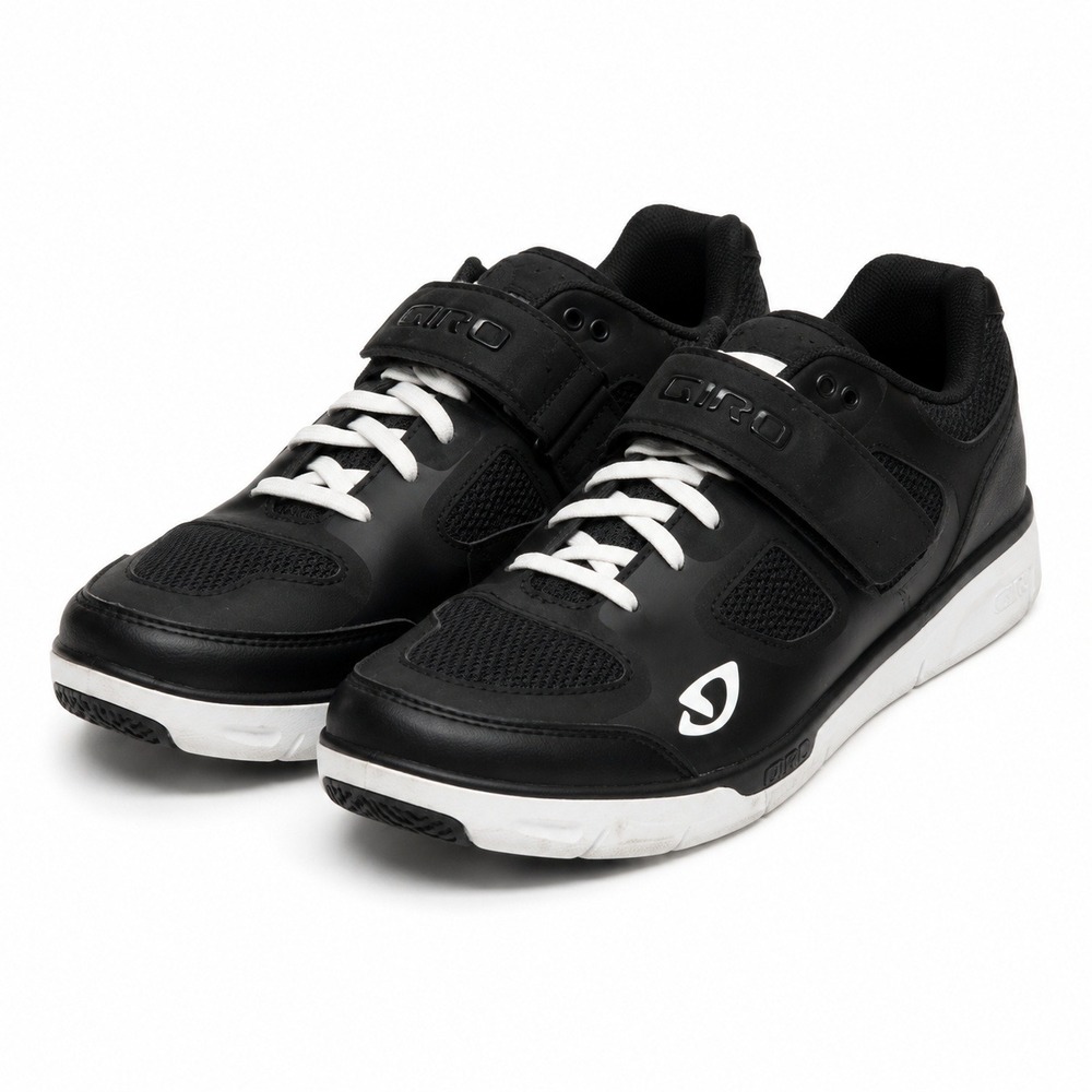 Giro Grynd Cycling Shoes Mens 10.25 Black White MTB Mountain Bike EU 44